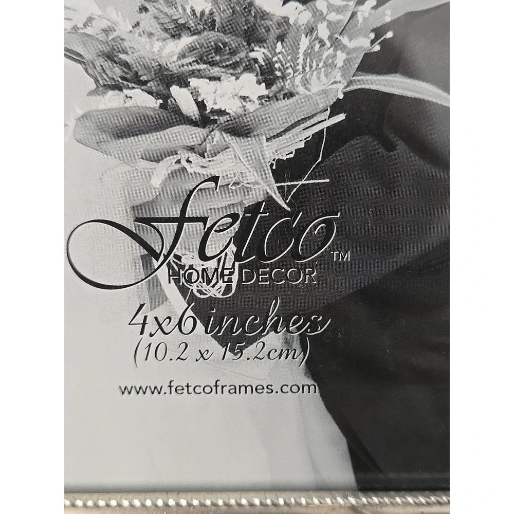 Fetco Silver Picture Frame Hearts And Crystals 8